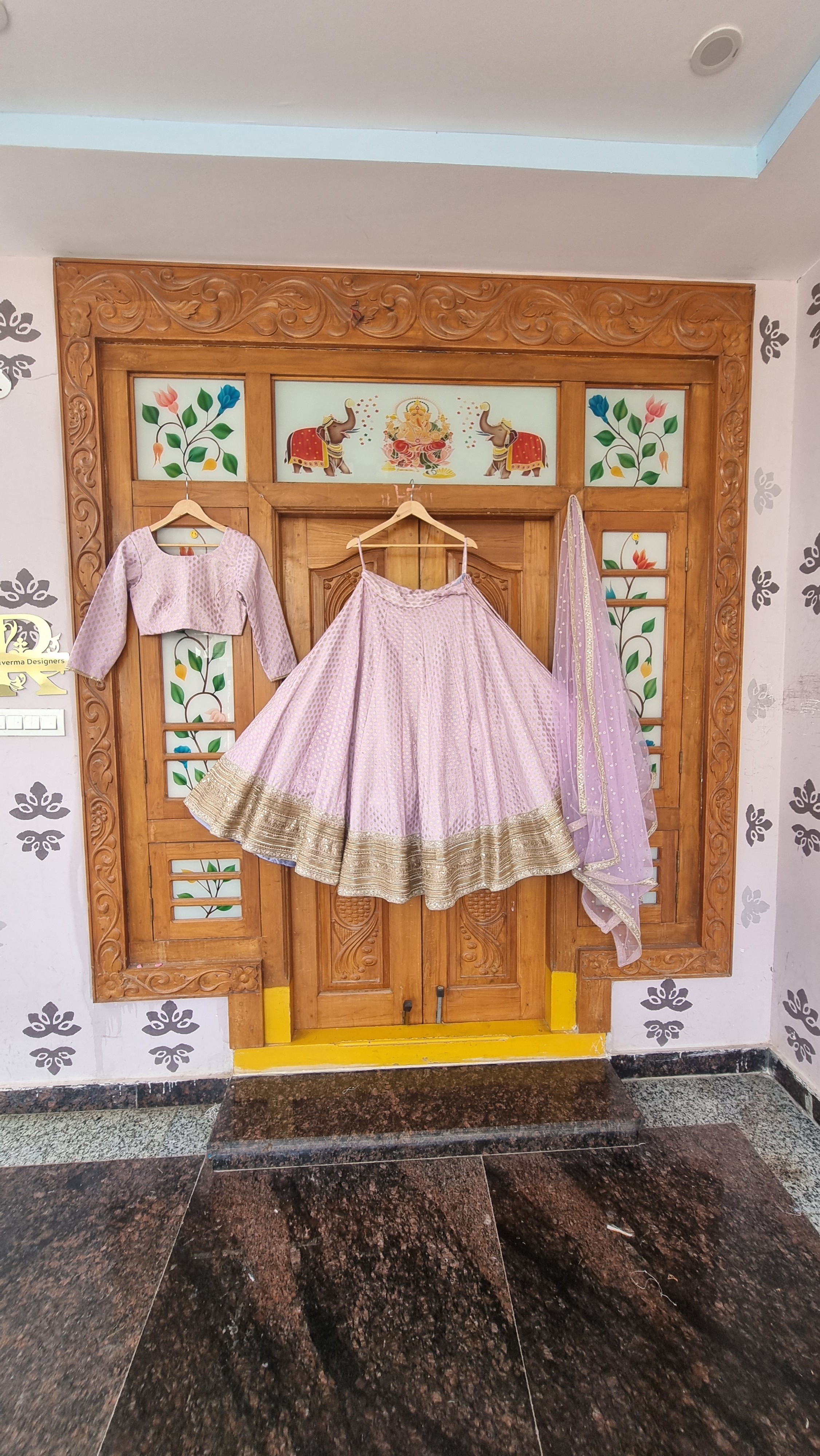 The Blush Blossom Royal Banarasi Lehenga