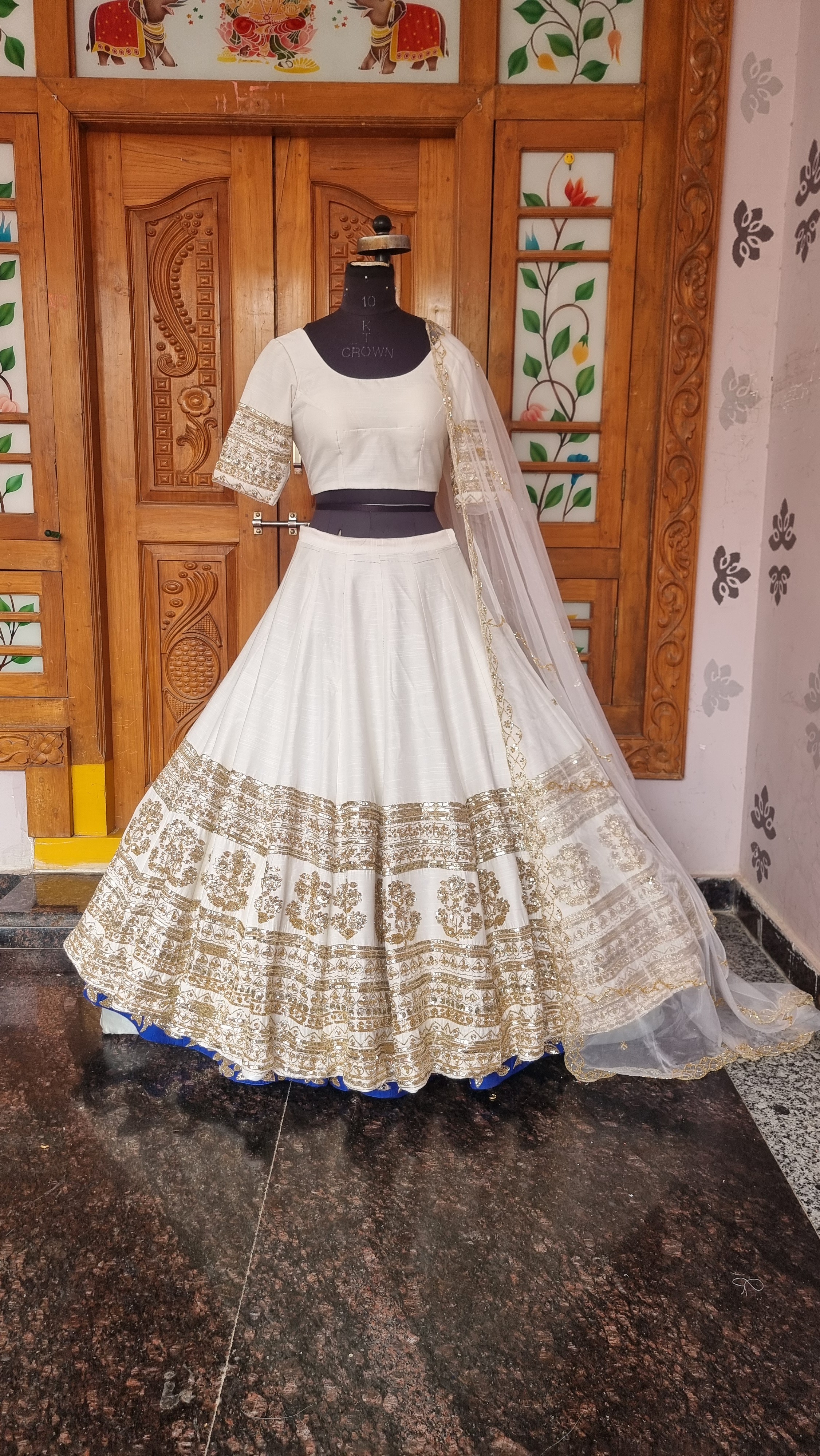 The Ivory Rajkumari Heritage Bridal Lehenga